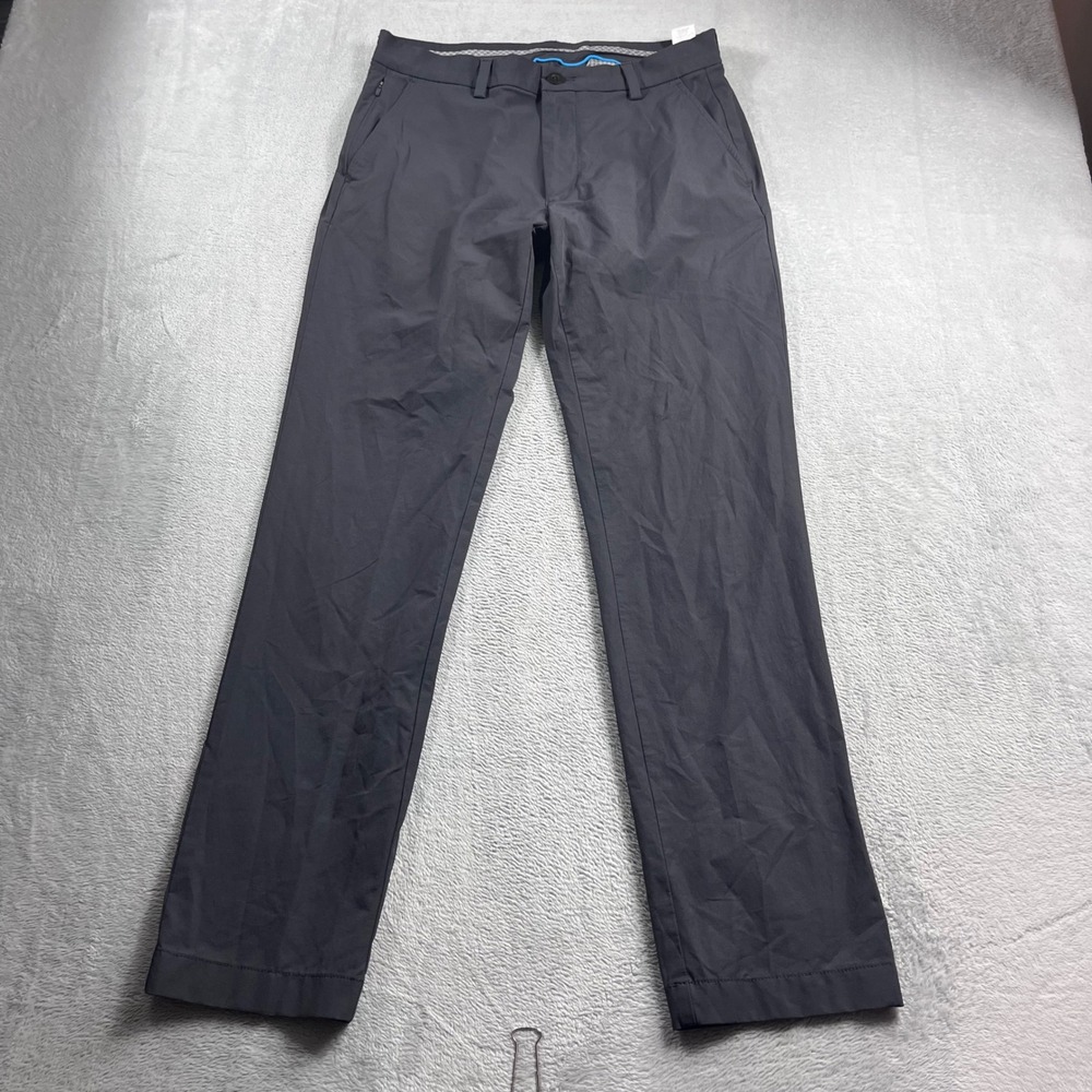 Vineyard Vines On-The-Go Pants Mens 30x32 Gray Lightweight Performance Chino
